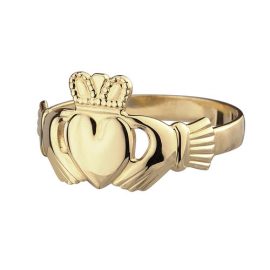 Ladies-Claddagh-Ring-10kt-Yellow-Gold-S2526
