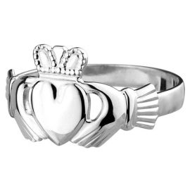 Gents Standard Claddagh Ring Sterling Silver S2218
