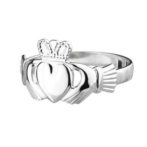 Maids Standard Claddagh Ring Sterling Silver S2280