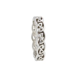 Eternity Knot Ring Open Weave 14kt Gold