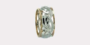 Silver & Gold Celtic Knot Rings